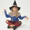 Costume d'Halloween Costume de cosplay de créateur pour femme Costumes d'Halloween Le magicien d'Oz Jeu de rôle d'épouvantail pour enfants unisexe Les aventures du roi Oz