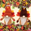 New Thanksgiving decorations, cartoon turkey doll decorations, forest man doll venue layout props
