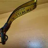 gele sleutelhanger mannen en vrouwen SLEUTELHANGER van leer SLEUTELHANGER vergulde metalen gesp decoratief 276B N8V3