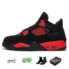 j4 black cats 4s air jordan 4 aj4 travis scott Баскетбольные туфли, летучие красные грозы, замороженные моменты оливковые паруса для мужчин и женщин【code ：O】