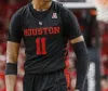 PERSONALIZADO personalizado cosido NCAA Houston Cougars camisetas de baloncesto 22 Clyde Drexler 34 Hakeem Olajuwon 42 Michael Young 44 Elvin Hayes 23 Jonath