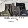 Leggings de mujer Diseñador Túnica elástica de la cintura Bodycon letra impresa yoga deportes leggings pantalones smlxl agm1