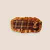 Accessori per capelli Ragazze Dolce autunno e inverno Clip per fiocco Simpatico plaid in tessuto