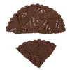 Bow slipsar bomhcs virkade bord doilies spets placemats handgjorda kustunderlägg runt doily valentiner hantverk mattor