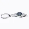 Metal Compass Bottle Opener Cartoon Shark Keychain Outdoor Camping Tools Keyring Key Chains