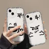 Emoticon fofo adequado para iphone 15promax capa de telefone 14 apple 13 transparente 12 casal xrxs capa macia 8p