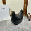 Sacs de mode pour femmes marque de mode européenne en cuir véritable doux demi-lune bandoulière réglable sac à main un sac à bandoulière