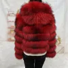 2022本物の毛皮のアライグマコート100％本物の自然なアライグマファーコート女性高品質の毛皮ジャケット豪華な女性の毛皮コート