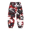 Trousers Wine Kid Hip Hop Clothing Camouflage Jogger Pants for Girls Jazz Dance wear Costume Ballroom Dancing Clothes Stage Outfits Suit 231023