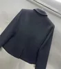 Kombinezony damskie Blazers Designer 2023 Early Autumn New Fe Torka Button Table Slim Fit Single Bermed Mały ramię Lapel Long Rękaw Płaszcz dla kobiet RDQ3