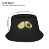 Berets Avocado Vegan Diet Lover Hats Hats Panama for Kids Bob Fashion Fasherman Summer Beach Fishing Caps Caps
