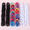 Acessórios de cabelo 150pcs meninas banda conjunto de nylon laços crianças elástico de borracha rabo de cavalo titulares headband crianças