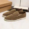 Loro Pianaa Loro Klavier Soled Schuhe beste Qualität Herren Business LP Casual Lederschuhe Leder Leder-Schuh Summer Walk Moccasin Modeschuhe