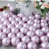 Christmas Decorations 25 50pcs 5 Inch Balloons Chrome Champagne Rose Gold Lilac Black Metallic Globos Wedding Birthday Party Baby Shower 231023