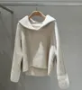 KHA*ITE Pull ample et paresseux, design minimaliste, châle épais et chaud, bas tricoté