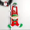 1pc Christmas Decoration, Cute Doll Plush Pendant, Christmas Tree Hanging Ornament, Green/Red Elf Pendant, Merry Christmas New Year Toys