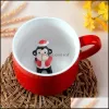 Tasses 3D belle tasse à café résistant à la chaleur dessin animé animal tasse en céramique cadeau de noël de nombreux styles 11 C R livraison directe 2024 maison jardin CPA4648 1023