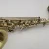 Saxophone Alto à double nervure, rétro classique Mark VI, structure originale améliorée, cuivre antique givré, artisanat professionnel 00