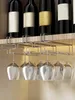 Tabletop Wine Racks WORTHBUY Stainless Steel Rack Upside Down Hanging Cup Storage Glass Holder Stand Home Cabinet 231023