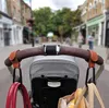 Haczyk do wózka dziecięcego moda pu skóra regulowana wózek wózek organizator torby na pieluszkę