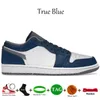 رجال منخفض Jumpman 1 أحذية كرة السلة 1S OG Black Bred Toe Wolf Gray Light Smoke Panda Se Concord Patent Lucky Green True Blue White Unc Womens Sneakers Sneakers