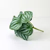 Decorative Flowers Artificial Plants Leaves Silk Tortoiseshell Leaf Simulation Greenery Home Garden Wall Green Decorations