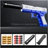 New Toy Pistol Plastic EVA Foam Darts Bullets toy Gun Model Pistol Beginner Aim Train Handgun Boys DIY Gift