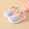 First Walkers 2023 Spring Autumn Toddler Baby Shoes Soft Bottom Anti Slip Kids Girl Breathable Casual Boys Sneakers Tenis