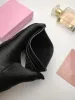 Wholesale Designer Women Card Holders Real Leather Fold Design Lady Lambksin Soft Mini Purse Black Red Pink Credit Card Wallets Credit Cardholder