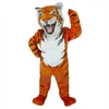 2024 Cute Tiger Mascot Costumes Halloween Cartoon Charact Outfit Suit Suit Cass Outdoor Party Strój unisex promocyjne Ubrania reklamowe