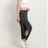 Pantalon femme solide attache coton lin pantalon de Yoga ample jambe large pantalons de survêtement Streetwear Cargo vêtements