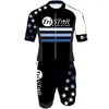 Ensembles de course Wattie Ink Triathlon Team Vêtements Trisuit Outdoor Sprint Running Équipement de cyclisme Combinaison Kit de vélo