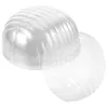 Collane con ciondolo 10 pezzi Porta cappelli Porta cappelli da baseball Porta cappelli Supporto interno Supporto trasparente per modellatore Plastica in PVC