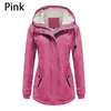 Women's Down Parka's Winter Coat Warm Solid Plush Thickened Long Jacket Outdoor Hiking Hooded Casual Windproof Parka Overcoat 231023