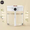 Essential Oils Diffusers 2L Double Nozzle Air Humidifier With LCD Humidity Display Large Capacity Aroma Oil Diffuser For Home Bedroom 231023