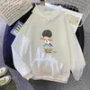 Sudaderas con capucha para mujer Kotaro vive solo invierno cálido Sudadera con capucha para mujer Primavera/otoño sudadera Unisex Harajuku Sudaderas ropa de manga larga