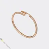 nail bracelet jewelry designer for women designer bracelet Titanium Steel Bangle Gold-Plated Never Fading Non-Allergic, Gold Bracelet; Store/21417581