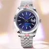 Role Datejust Men Designer Mechanical Watchs Mens 36 41mm Wrist Watches Automatic Movement Stainless Steel women 31 Quartz waterproof Wristwatch Blue Dial Watch