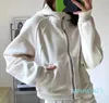 Sweatshirt Fullzip Hoody Hoodies Outdoor Fleece verdicken Pullover Gym Kleidung Womentops Workout Fiess dicke Yoga-Jacken