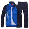 Męskie dresy męskie dresowe dresowe dresy biegowe jogging sportowy sport fitness 2 sztuki kurtka + brespants Basketball Football Track Suits J231023