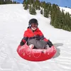 Sledding PVC Inflatable Skiing Ring Floated Snow Sled Tire Tube Ski Circle Winter Outdoor Sports Toys Supplies for Kids Children Adult 231023