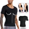 Taille Tummy Shaper Mode Hommes Shapewear Tops Shapers Mâle Ceinture Chemise Hommes Ventre Ventre Contrôle Minceur Taille Formateur Maillot Tops 231020