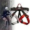 Climbing Harnesses Professional Outdoor Rock Climbing Harness Seated Downhill Sports Safety Belt Half Survival Equipment Aerial Work 231021