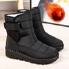 Stiefel Stiefel Damen Rutschfeste wasserdichte Winter-Schneestiefel Plateauschuhe für Damen Warme Stiefeletten Baumwolle gepolsterte Schuhe Botas De Mujer 231023