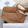 Designer Australia Boots Luxe dames Tazz-slippers Dames mini Ultra Tasman-laarsschoenen platform Enkellaarsjes suède warme winterwol uggg