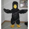 Performance Black Crow Mascot Costume Najwyższa jakość Halloween Fancy Party Sukienka kreskówka strój postaci garnitur karnawał unisex strój