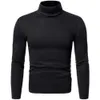 2023 Höst/vinter ny designer tröja mäns fasta färg plysch pullover hög hals t-shirt skrapande tröja män