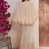 Vestidos de talla grande de noche para mujer, mantón de lentejuelas, vestidos de graduación, moda femenina grande, fiesta elegante 3xl 4xl 5xl 6xl