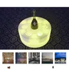 New LED Rechargeable 7 Cups Lighted Serving Tray Glowing Liquor Bottle Display Tray Colorful Changing Cocktai Party Service Tray For Party Lounge