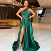 Party Dresses Gorgeous Sexy One Shoulder Elegent Long For Women 2023 Sequin High Fork Club Dress Female Clothes Outfits